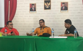 Pimpinan Bawaslu sulut Supriyadi Pangellu melakukab supervisi kesiapan divisi HP3S Bawaslu Kabupaten Minahasa memasuki tahapan Pemilu 2024 di Kabupaten Minahasa.