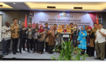 Bawaslu Sulut Mengikuti kegiatan Pemantapan Penggunaan Teknologi Informasi Penanganan Pelanggaran Pemilu, Bawaslu Republik Indonesia menyelenggarakan Forum Diskusi Group Penggunaan Teknologi yang berfokus pada Penggunaan Aplikasi Sistem Informasi Pengawas