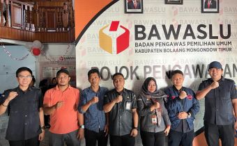Bawaslu Sulut Supervisi Persiapan Pelaksanaan Kegiatan Penguatan Kapasitas SDM Pengawas Pemilu di Bawaslu Boltim 
