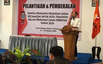 Awaluddin Umbola Ajak Jajaran Panwas Kecamatan Jaga Integritas dan Marwah Lembaga