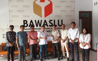 Terima Audiensi Netfid Sulut, Bawaslu Sulut Siap Berkolaborasi