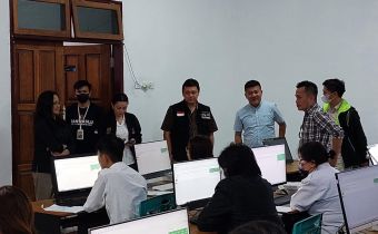 Ardiles Monitoring Pelaksanaan Seleksi Tertulis Calon Anggota PPS Kota Tomohon