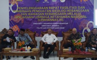 Bawaslu Sulut hadiri Rapat Fasilitasi dan Pembinaan Penguatan Idiologi dan Wawasan Kebangsaan melalui Kerja Sama Lembaga Ketahanan Nasional (Lemhanas RI) 