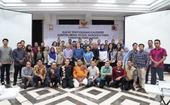 Bawaslu Sulut hadiri Rapat Penyusunan Kalender Konten Media Sosial Bawaslu pada Tahapan Pemilu 2024