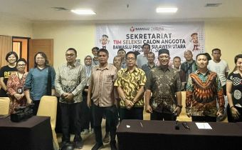 Tim Seleksi Calon Anggota Bawaslu Provinsi Sulawesi Utara lakukan Sosialisasi Jadwal dan Tahapan Pendaftaran