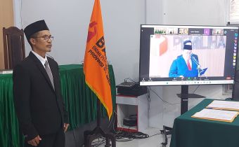 Bagja Lantik PAW Bawaslu Kota Manado