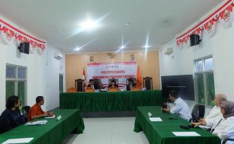 Bawaslu Sulut gelar sidang Adjudikasi Penyelesaian Sengketa Proses Pemilu dengan Pemohon Aditya Moha