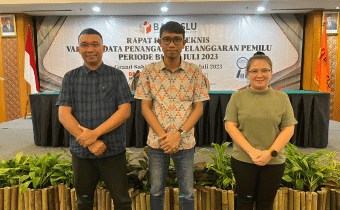 Rapat Kerja Teknis Validasi Data Penanganan Pelanggaran Pemilu Periode Bulan Juli 2023
