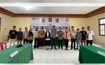 Pastikan Kesiapan Sidang Pelanggaran Administrasi Pemilu di Bolaang Mongondow, Bawaslu Sulut Berikan Pendampingan dan Pembekalan Jajaran Pengawas Pemilu