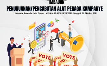 IMBAUAN PENURUNAN/PENCABUTAN ALAT PERAGA KAMPANYE