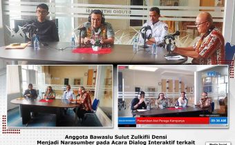 Cegah Pelanggaran Kampanye Di Luar Masa Kampanye, Bawaslu Sulut Imbau Parpol dan Bakal Calon Perseorangan DPD!