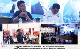 Deklarasi Melenial Memilih, Melenial Bersuara: Ini Kata Steffen Linu Anggota Bawaslu Sulut