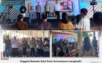 Hadiri Forum Warga Dan Sosialisasi Pengawasan Pemilu, Erwin Sumampouw Ajak Masyarakat Bersikap Kritis dan Turut Andil Mengawasi Tahapan Pemilu