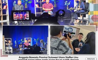 Hadir Sebagai Narasumber Forum Publik, Steffen Linu Paparkan Langkah Bawaslu Hadapi Tahapan Kampanye Pemilu