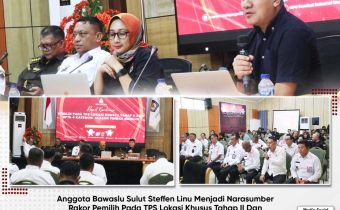 Dalam Rakor Pemilih di TPS Khusus, Steffen: Tugas Bawaslu Pastikan Proses Pemilih di TPS Loksus Sesuai Prosedur