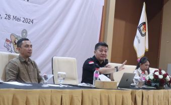 Hadiri Rakor KPU Minut, Linu Paparkan Identifikasi Kerawanan Penyusunan Data Pemilih