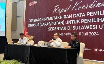 Jadi Narasumber Rakor Mutarlih KPU Sulut, Erwin Soroti Kerawanan Pelaksanaan Coklit