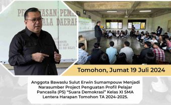 Jadi Narasumber  Acara Penguatan Profil Pelajar Pancasila, Sumampouw: Kesadaran Demokrasi Memang Harus Di Pupuk Sejak Muda 