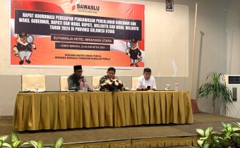 Bawaslu Sulut Gelar Rakor Persiapan Pengawasan Tahapan Pencalonan Pilkada Serentak 2024