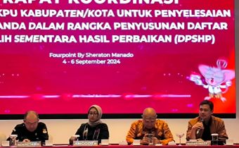Dalam Rakor Penyusunan Data Pemilih, Ardiles Sebut Ada Potensi Ganda di 13 Kabupaten/Kota Se-Sulut