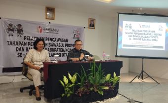 Gelar Pelatihan Pengawasan Tahapan Pemilihan, Erwin Soroti Penguatan Kapasitas Pengawas TPS