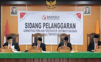 Bawaslu Provinsi Sulut Gelar Sidang Pelanggaran Administrasi TSM