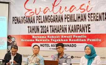 Gelar Evaluasi Penanganan Pelanggaran Pemilihan, Zulkifli Ajak Stakeholder Beri Masukan Untuk Proses Demokrasi di Sulut