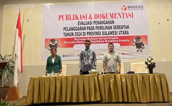 Gelar Evaluasi, Bawaslu Sulut Ungkap Data Penanganan Pelanggaran Selama Pilkada Sulut 2024