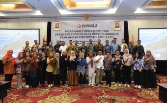 Bawaslu Sulut Hadiri FGD Persiapan Pembentukan Pusat Pendidikan Pengawasan Partisipatif Tahun 2025
