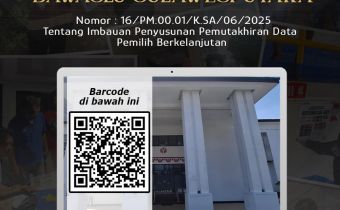 Imbauan Bawaslu Sulut Terkait Pencegahan Pelanggaran Pada Penyusunan Pemutakhiran Data Pemilih Berkelanjutan (PPDPB)