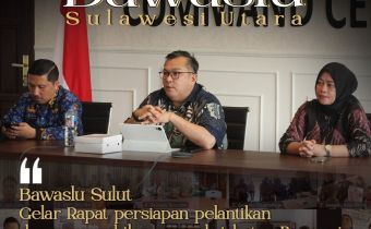 Bawaslu Sulut Gelar Rapat Persiapan Pelantikan dan Pengambilan Sumpah/Janji PPPK Tahap I Tahun 2024