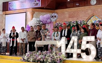 Bawaslu Sulut Hadiri Undangan Perayaan HUT Ke-145 GMIM Siloam Tonsealama