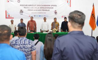 Gandeng Akademisi UNIMA, Bawaslu Gelar FGD Bahas Tata Kelola Organisasi Pengawas Pemilu