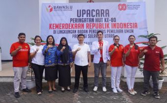 Maknai Peringatan Kemerdekaan RI, Bawaslu Gelar Donor Darah dan Pembagian Bahan Pangan